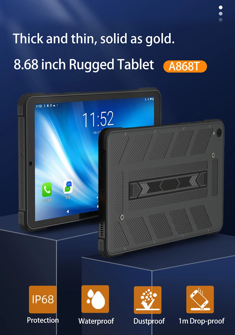 Фото Новый Android-планшет A868T MT8788, восьмиядерный 8,68-дюймовый мини-планшет, 8 ГБ ОЗУ, 128 ГБ SSD, 5800 мАч, аккумулятор, двойной SIM/TF, 4G LTE HD IPS-экран №1
