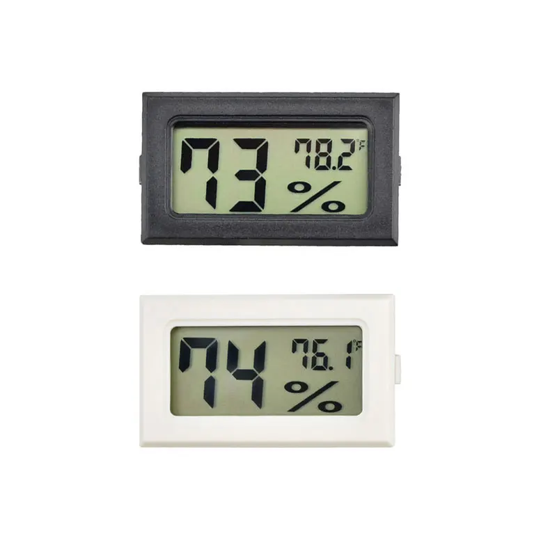 

Встроенный электронный цифровой мини-гигрометр, портативный термометр для дома и улицы, цифровой дисплей температуры и влажности с подсказ...