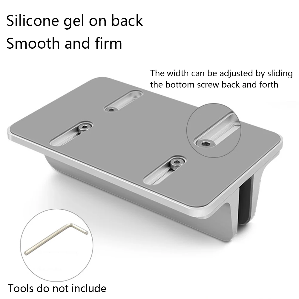 

Erected Aluminum Alloy Laptop Stand Notebook Desk Vertical Base Adjustable Double Space Thickness Holder For MacBook For Surface