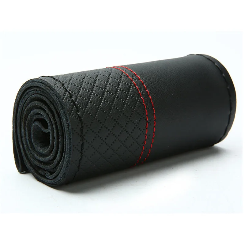 

Оплетка рулевого колеса из мягкой натуральной воловьей кожи, 38 см