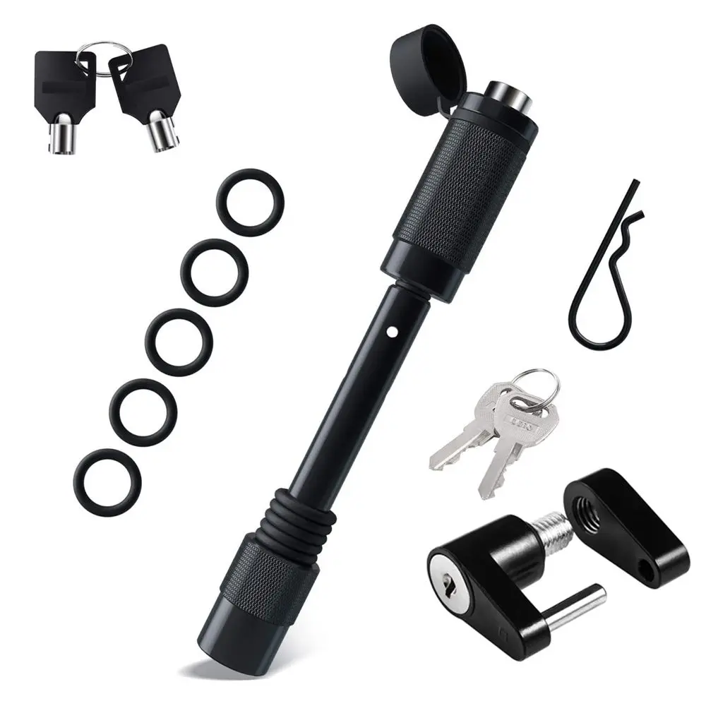 

Security Anti Rattle 5/8" Extra Long Locking System Receiver Trailer Hitch Lock Pin Towing Hitch Lock Heavy Duty Tow
