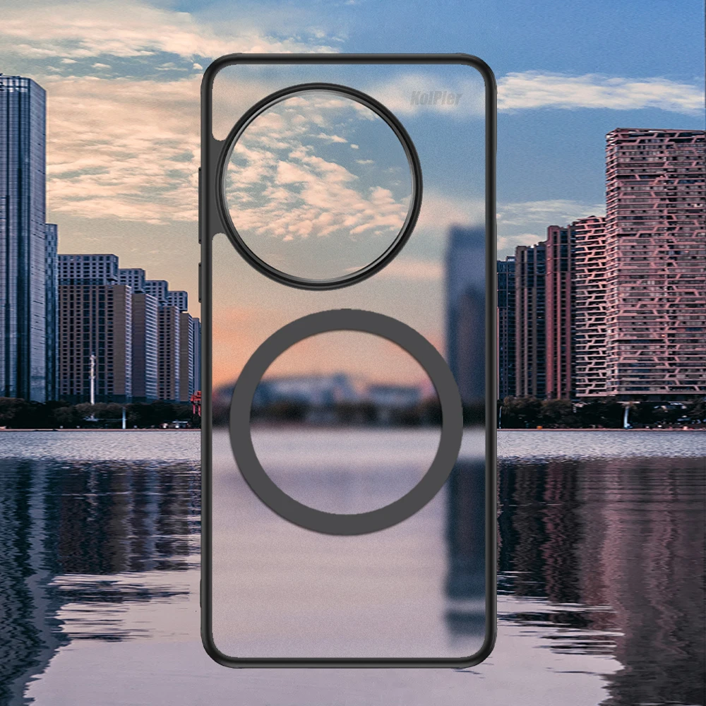 Прозрачный жесткий чехол для OPPO ONEPLUS 13/1 + 13 задняя магнитная крышка мягкая