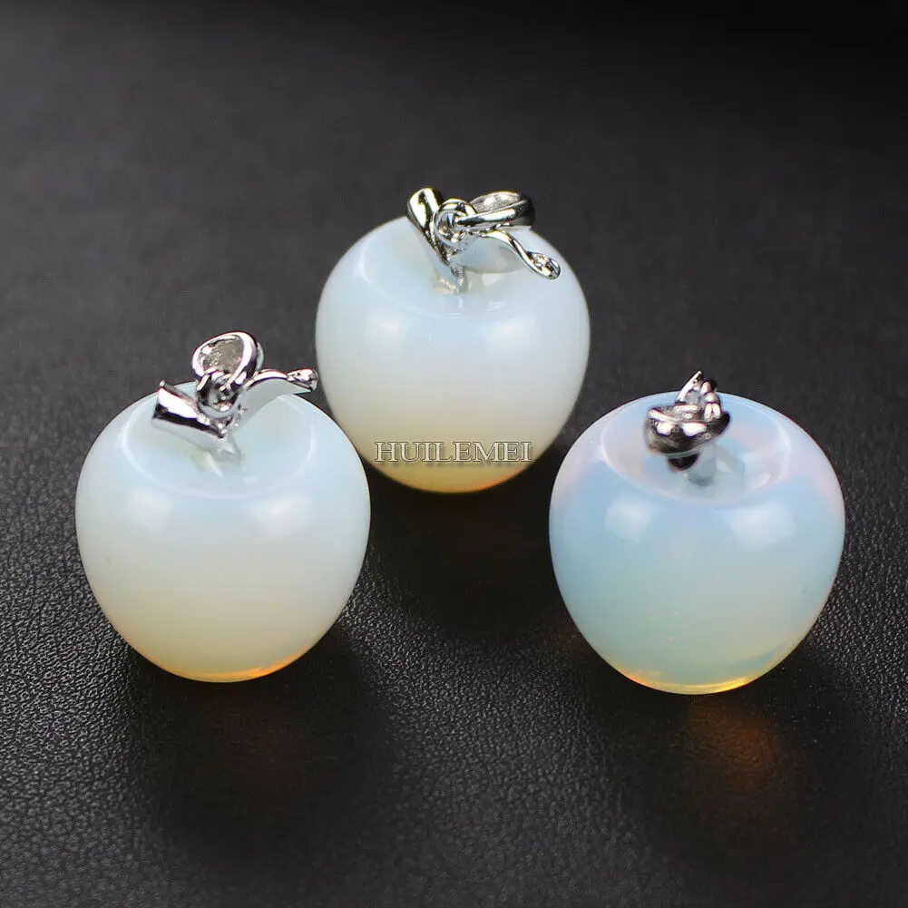 

3 шт. опалитовый камень, яблоко, подвеска, бусины для женщин и девушек, бижутерия для вечеринки, рождественский подарок, чакра, рейки, лечебны...