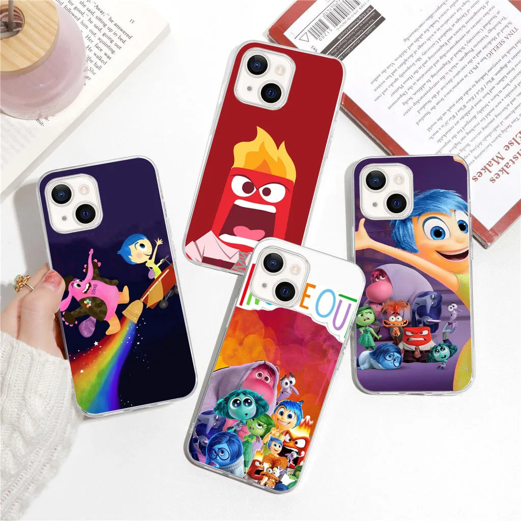 Мягкий чехол для Moto G52 G42 G32 G23 G22 G14 G84 E32 G62 G04 G24 G72 G71 G73 G34 G20 SD-37 Cartoon I-Inside Out 2