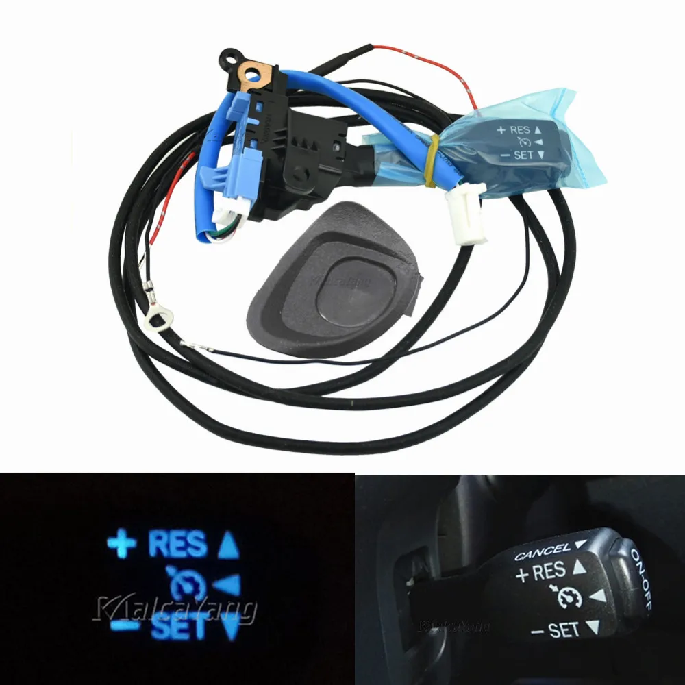 

High Quality Blue Light Cruise Control Switch With Cover For Toyota Camry Land Cruiser Lexus Highlander 45186-06210 84632-0F010