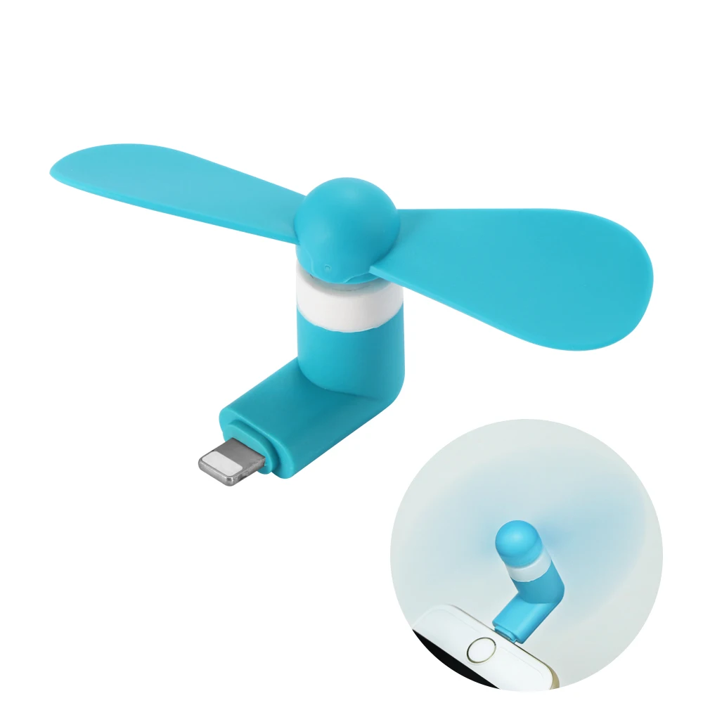 

Fan Lightweight Carrying Portable Phone Mini USB Fan Cooling for Iphone Smartphones Low Noise Strong Wind Ventilation Fan