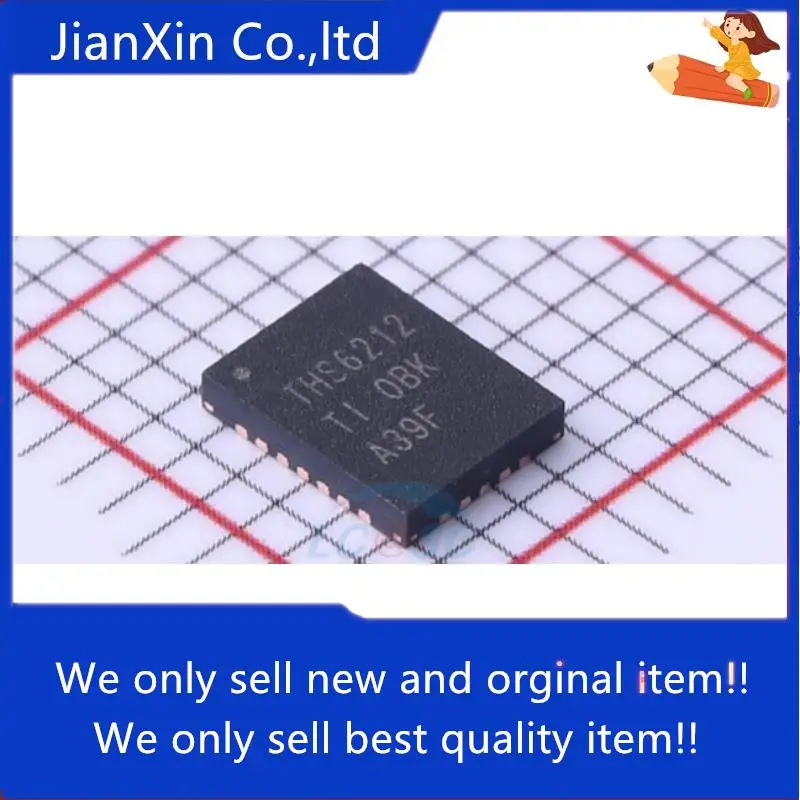 

10pcs 100% orginal new THS6212IRHFR THS6212 Dual Port Driver Amplifier VQFN24