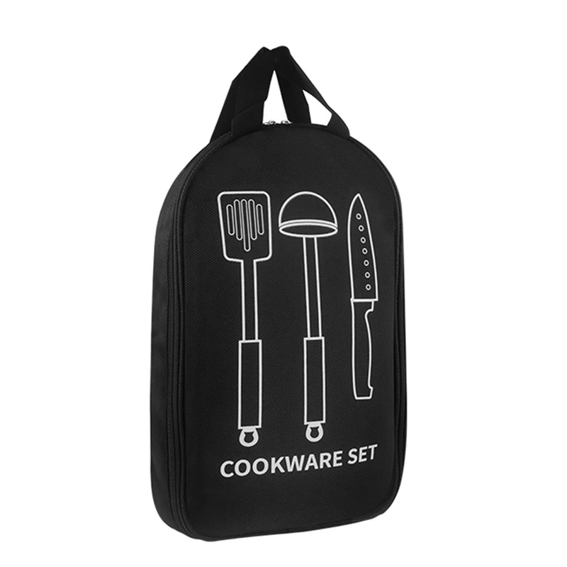 

Cookware Organizer Bag Portable Camping Knife And Fork Organizer Bag Tool Organizer Rack