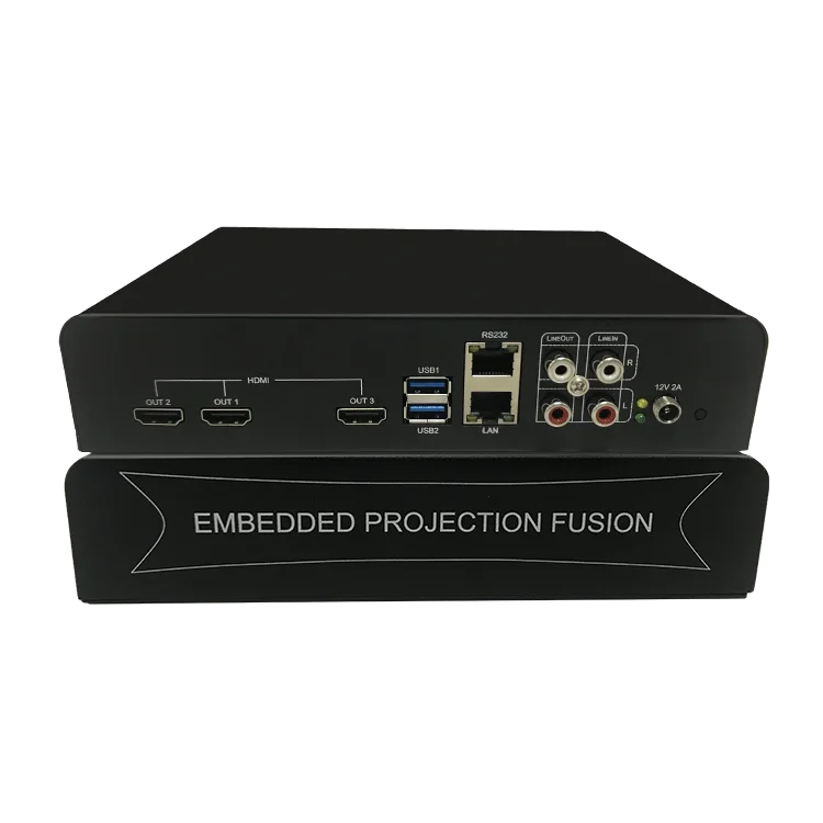 China Support RS232 HD 3D 4K 1 In 3 Out Multi Projection Fusion
