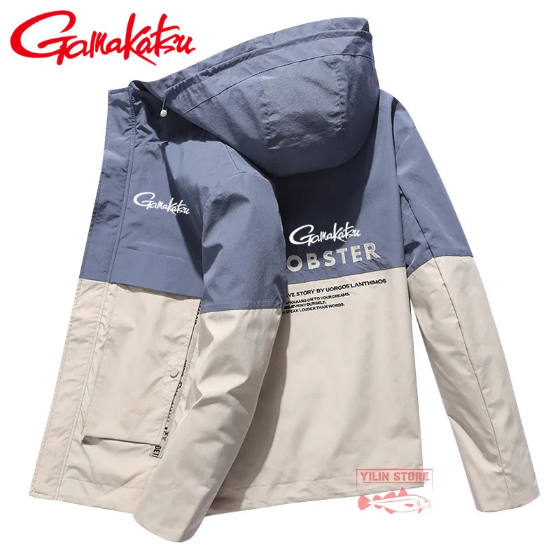 

Одежда для рыбалки Gamakatsu, весна-осень, тонкие толстовки, куртки, быстросохнущие дышащие мужские повседневные толстовки, куртки для походов и...