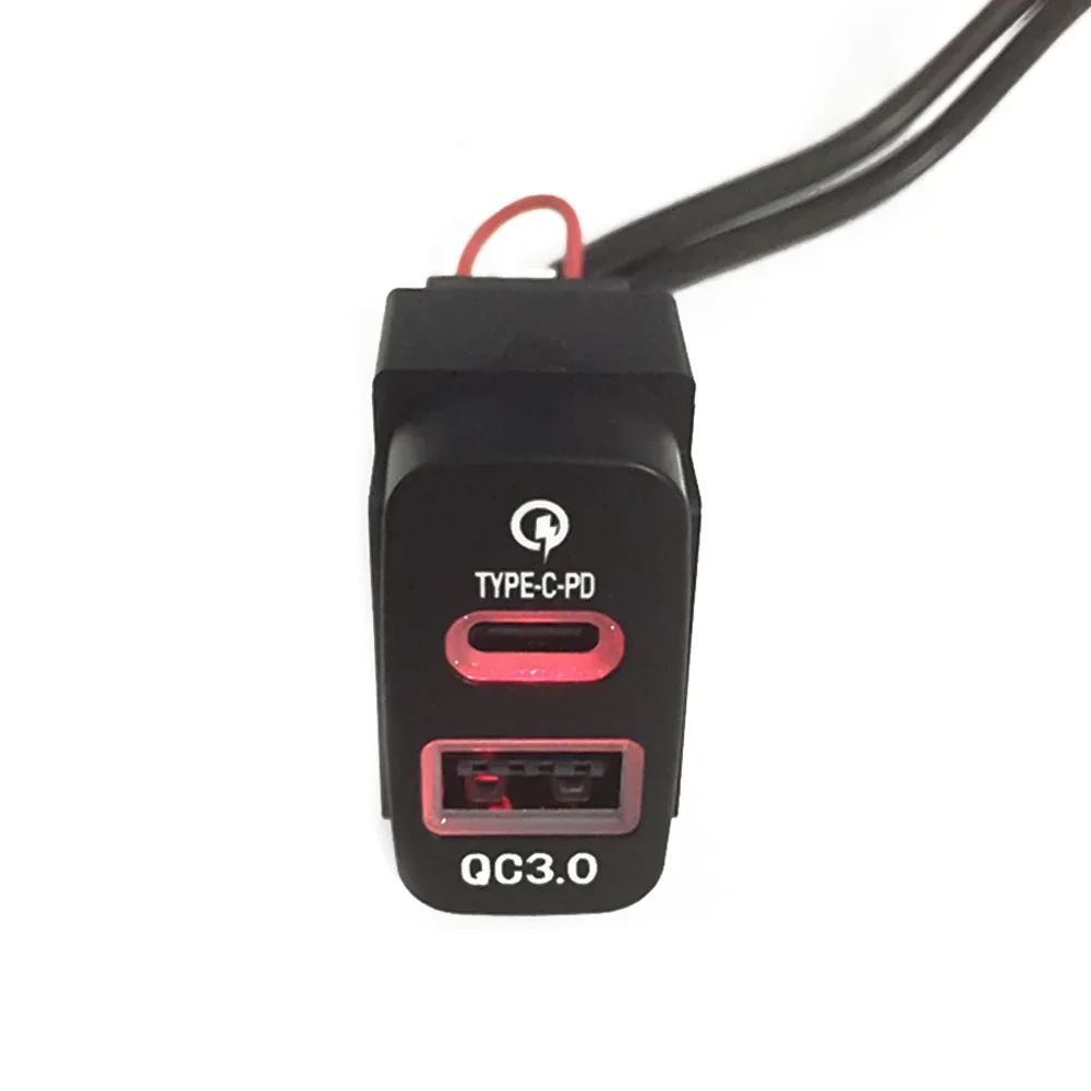 

Быстрое зарядное устройство QC3.0, автомобильное зарядное устройство, USB-интерфейс для Mitsubishi Pajero Sport ASX V73 V93 V97 Outlander Lancer EX