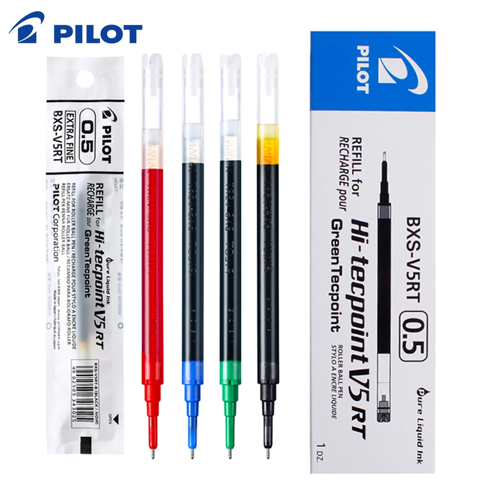 

Pilot Gel Pen Refill BXS-V5RT(VR5) for Hi-Techpoint BXRT-V5/BX-GR5 Signature Pen Student Stationery 0.5mm Office Accessories