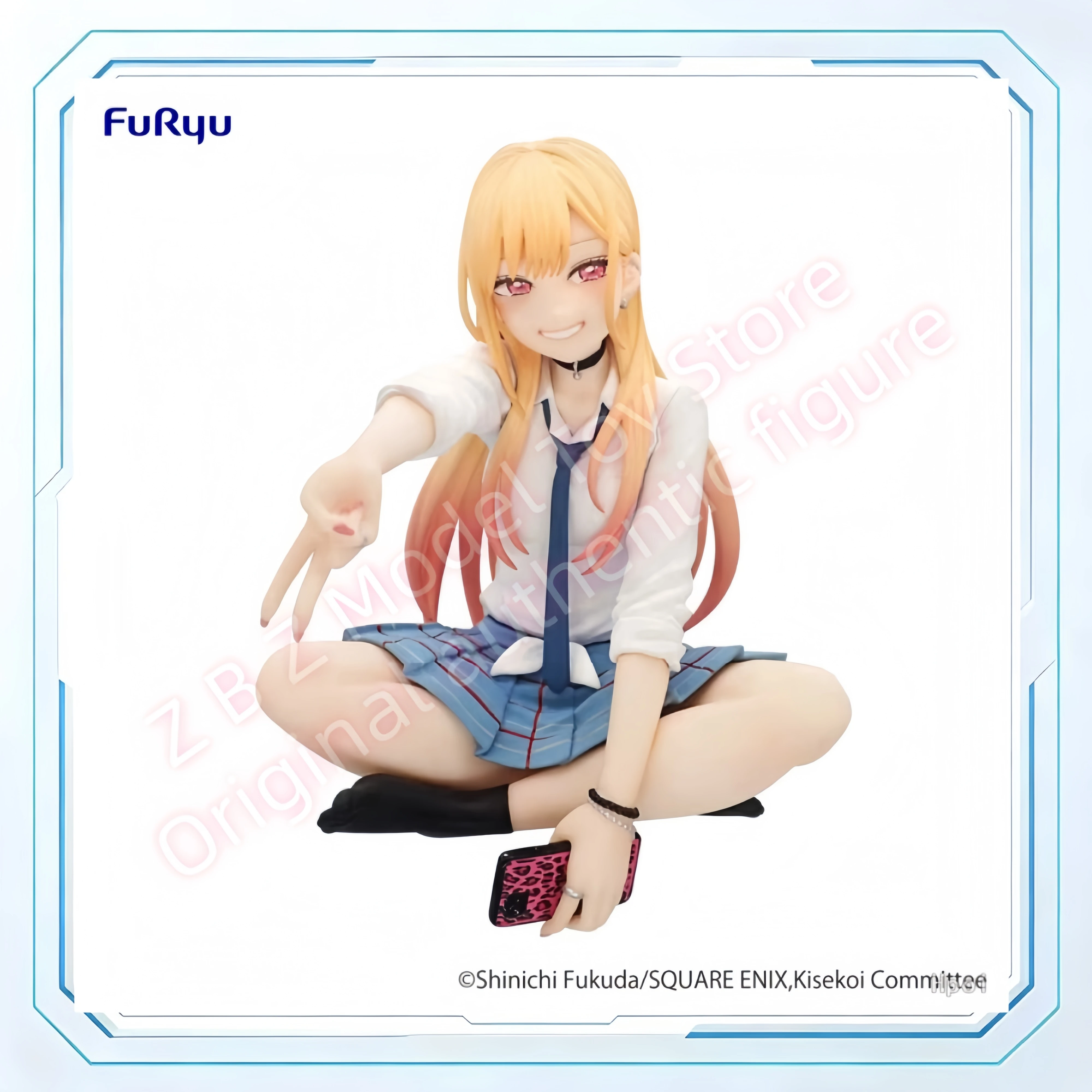 Фото В наличии оригинальная фигурка Taito Sono Bisque Doll Wa Koi O Suru Kitagawa Marin, 10 см, коллекционная модель, игрушка, фигурка-заглушка для лапши. №1