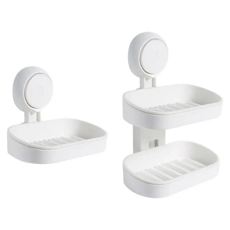 

Настенная съемная подставка для мыла с двойным вращением