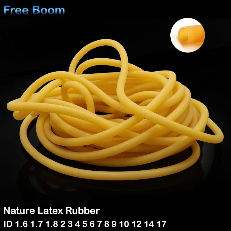 1/3/5/10 м 1,6 ~ 18 мм IDxOD натуральные латексные резиновые шланги высокоэластичные эластичные хирургические медицинские трубки рогатка катапульта желтый