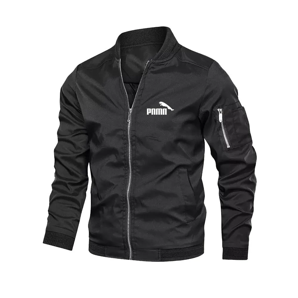 

Jacket Pilot Mens Army Jackets and Coats Cargo Outwear Rib Sleeve 6XL Military Jacket Men 2022 Fashion Stand Collar Male Bomber