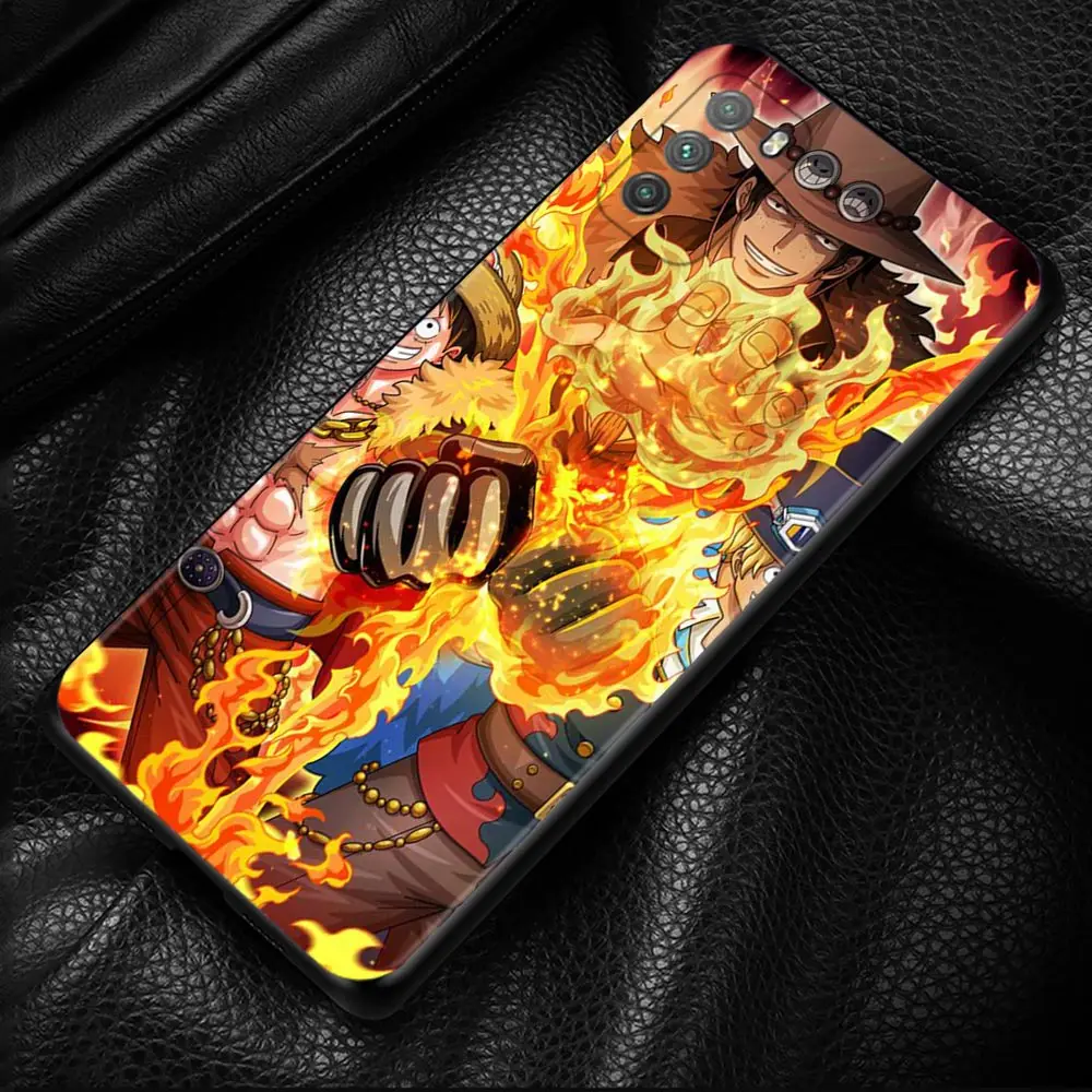 phone case for xiaomi poco x3 nfc m3 m4 pro f3 gt mi 12 10t note 10 11 lite 11tpro 9t cover silicone funda anime one piece luffy free global shipping