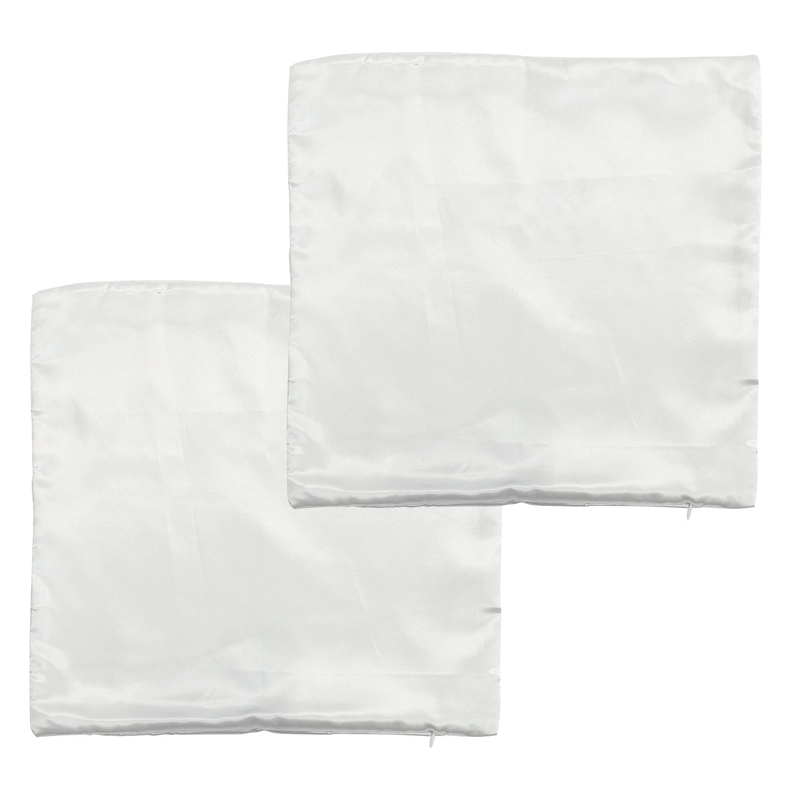 

Imitation Sofa Couch Cushion Coverscase Silky Cushion Throw Protector Ornament Satin Covers Faux Decorative