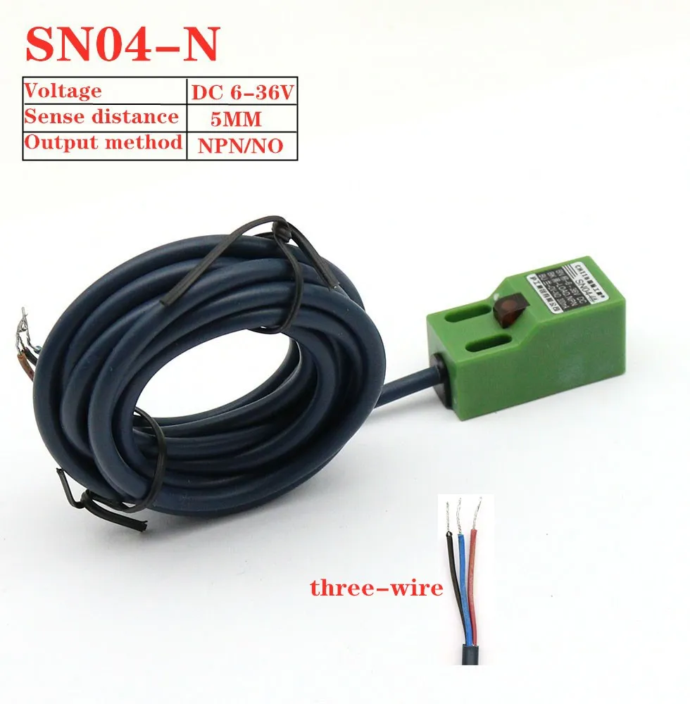 

Флуоресцентный Индуктивный бесконтактный переключатель, 3 провода, 6-30 В постоянного тока