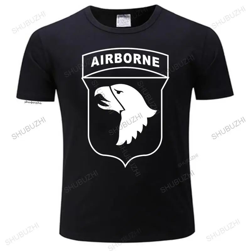 

Mil-Tec T-Shirt 101st Airborne Single Jersey Fasching Outdoor T Shirt NEU many color top fashion unisex tee-shirt brand clothing