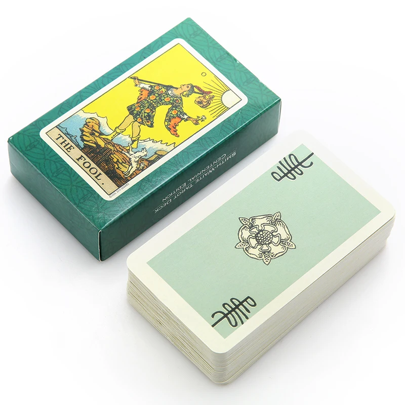 

78Pcs/Set Hot Sale Full English Radiant Rider Wait Tarot Cards Factory Made Smith Tarot Deck Board Game Cards