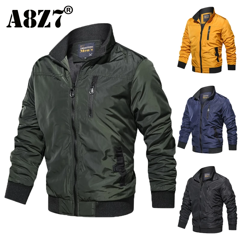 

2022 New Men Military Jackes Coat Mens Autumn Winter Bomber Jackets Mens Casual Outdoor Windproof Army Jacket Male 5XL Plus Size