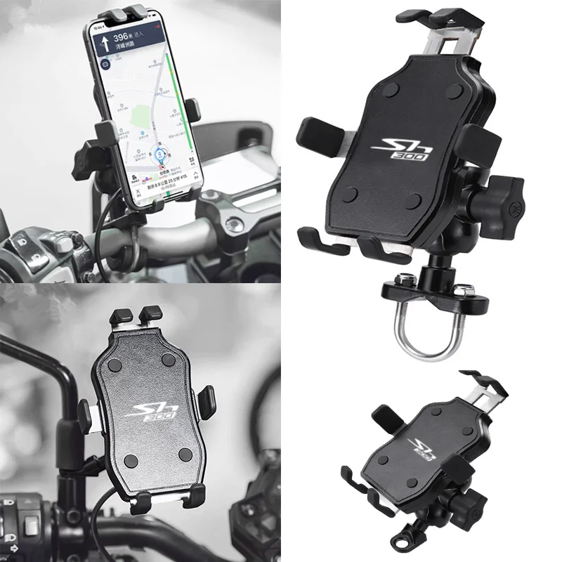 

2023 New Motorcycle Accessories handlebar Mobile Phone Holder GPS stand bracket For Honda SH300 SH 300 SH300I SH 300I