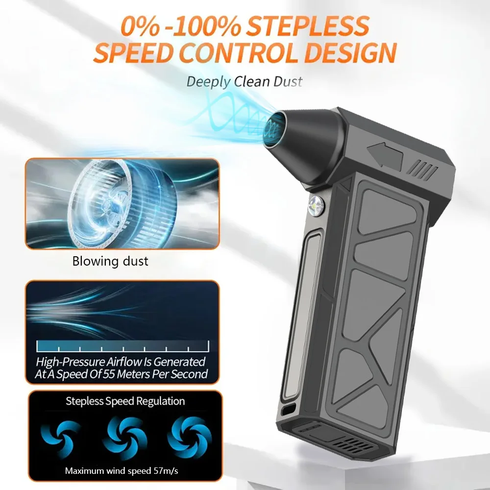 Беспроводной портативный мини-ручной автомобильный пылесос, мощная сила ...
