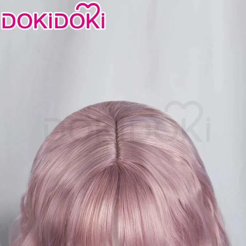Фото Новый костюм для косплея на Хэллоуин 2026 года В НАЛИЧИИ Аниме NANA DokiDoki Женский длинный 100 см розовый кудрявый парик Рейры Серизавы в комплекте с бесплатной шапочкой для парика AABA №5