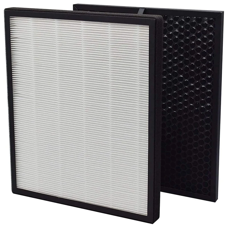

HAEGER Air Purifier Replacement Filters Compatible For Levoit LV-PUR-131 LV-PUR131-RF Purifier, With True HEPA Filter For Odors