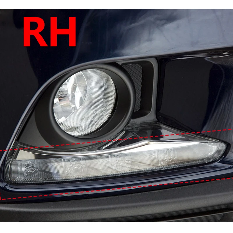 

Для Toyota Highlander 2014 2015 2016 автомобильные ДХО светодиодный Противотуманные фары дальнего света передний бампер противотуманные фары 814300E020