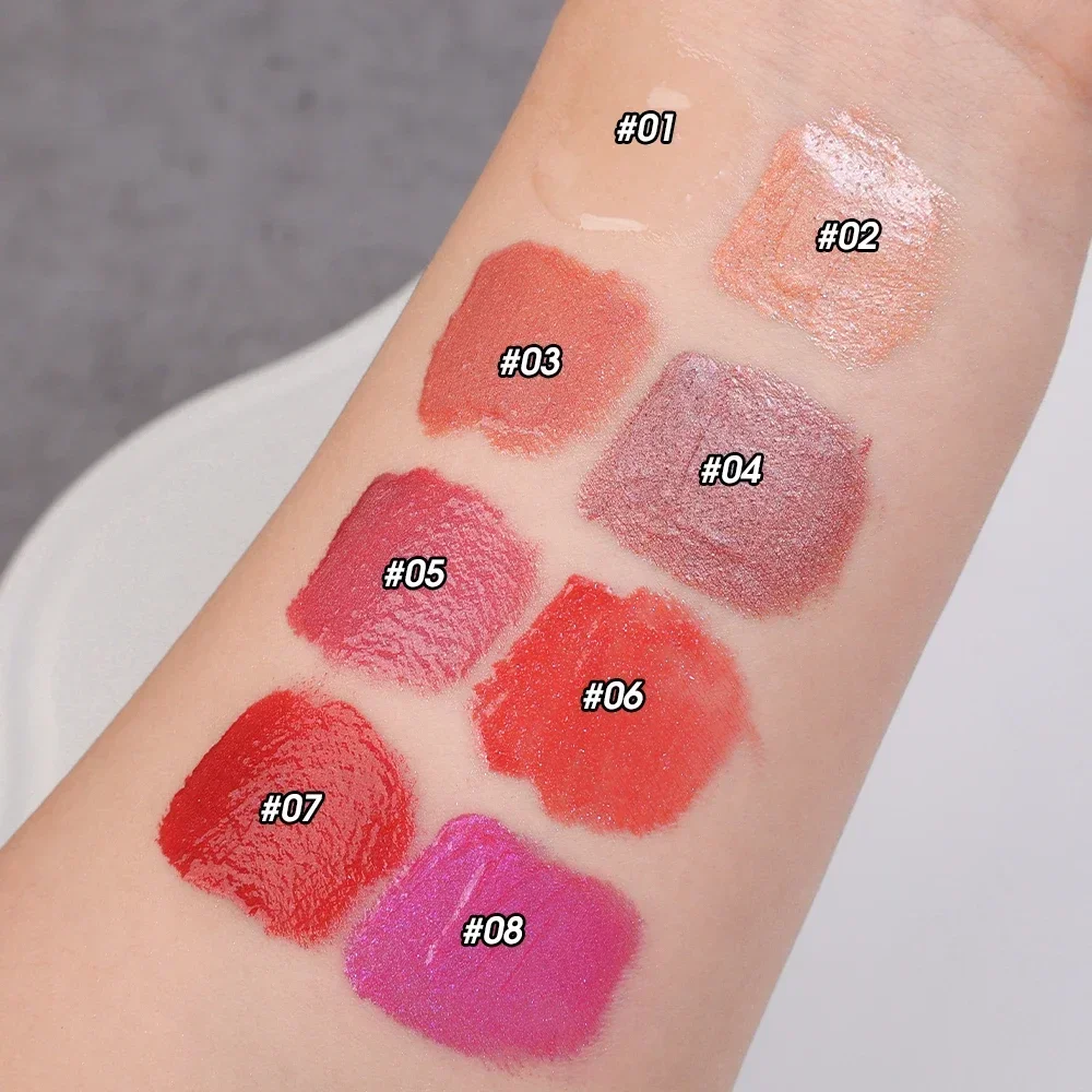 8 цветов Алмазный перламутровый блеск для губ водостойкий сияющий Мерцающая