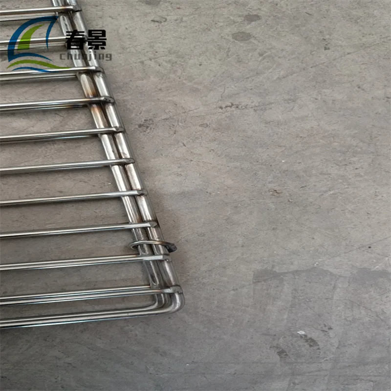 Зажим из проволочной сетки для барбекю нержавеющей стали утолщенный