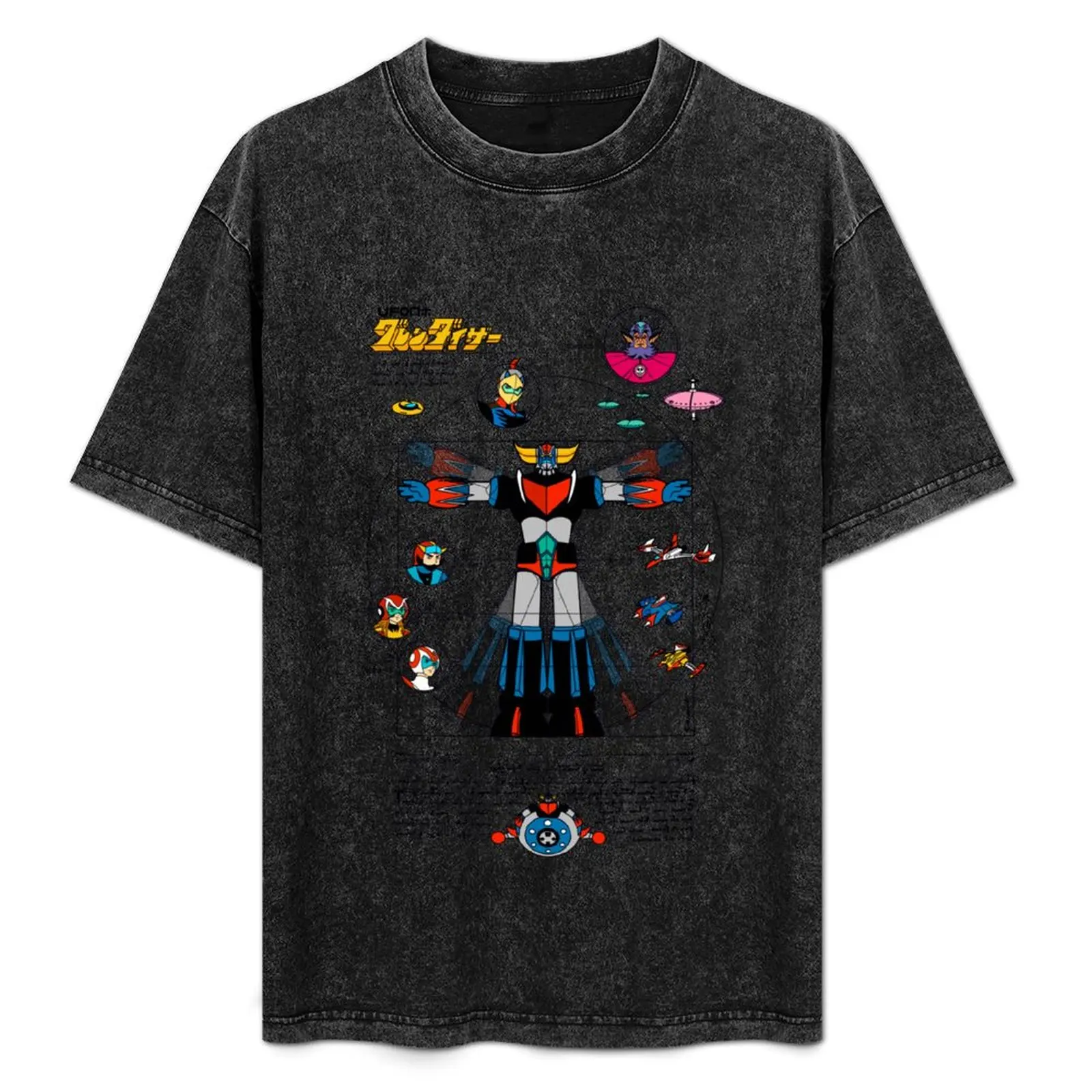 Фото 189b Футболка Grendizer DaVinci Color, базовая однотонная футболка с короткими рукавами и круглым вырезом №1