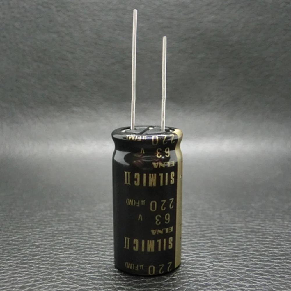 Электролитические конденсаторы ELNA SILMIC II 63 в 220 мкФ 16x7 5 мм 85 ℃ 2 шт