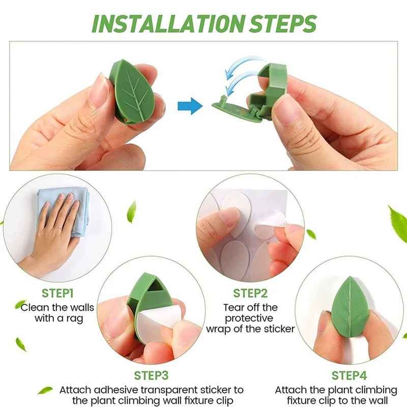 Зажимы для настенного крепления скалолазания в форме листа самоклеящийся крючок