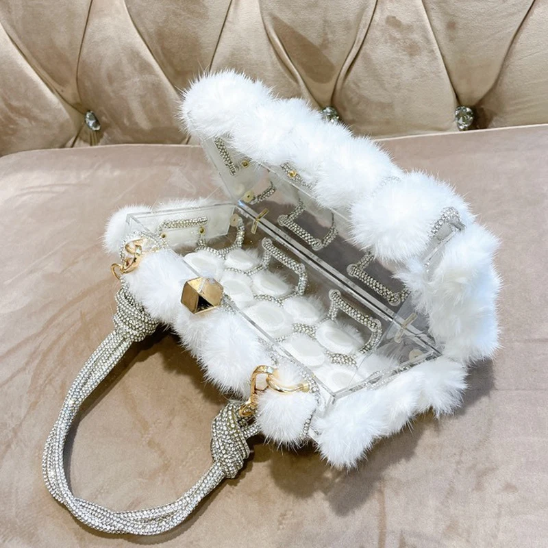 Женские плюшевые вечерние сумки для женщин Роскошные Дизайнерские Сумочки
