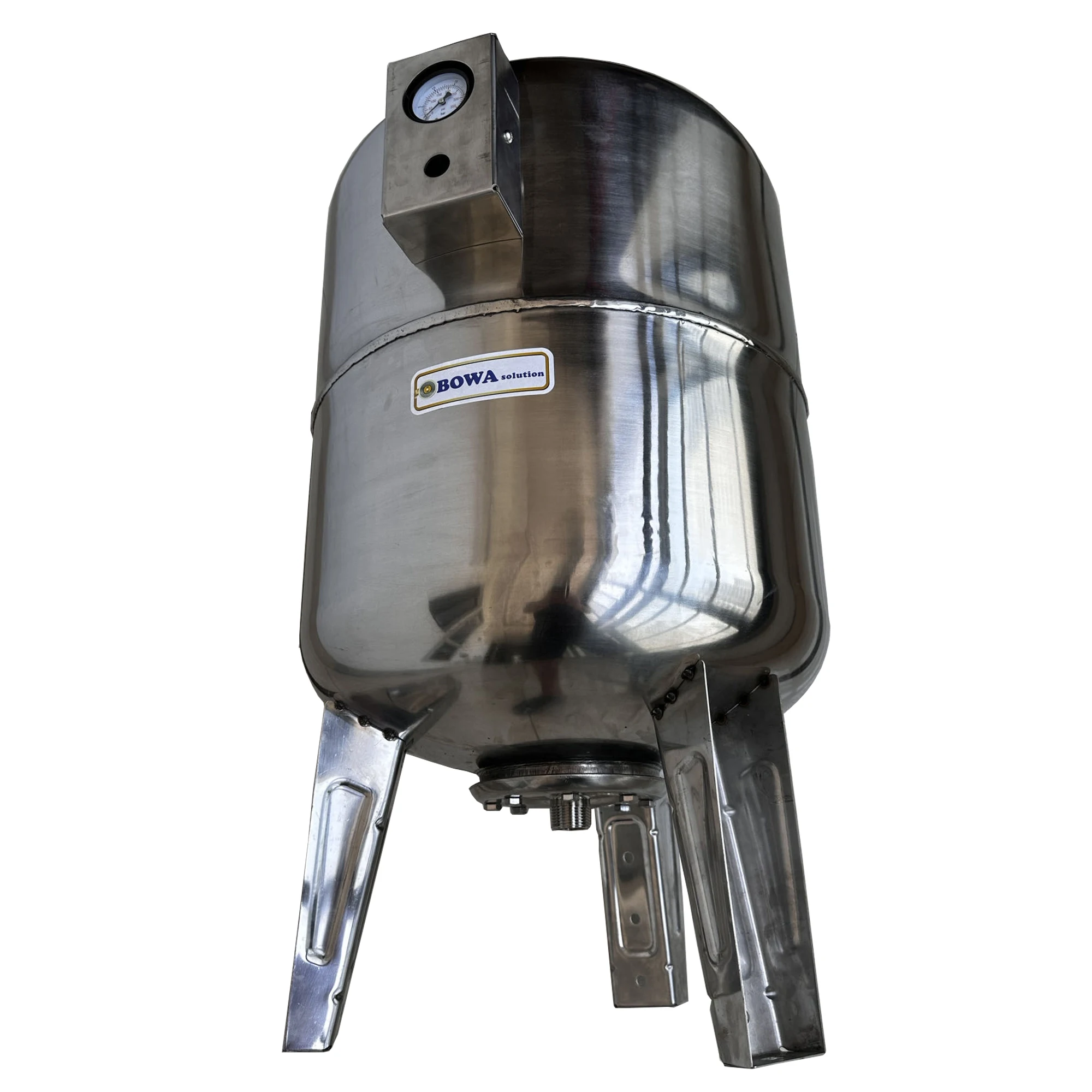 

50L 304SS precharger pressure tanks are especially designed for safety requirements for industrial cooling and hydronic system