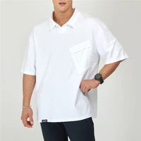 mens t shirt casual fashion polo shirt casual fashion plain half sleeve high quality slim polo shirt mens fitness polo men