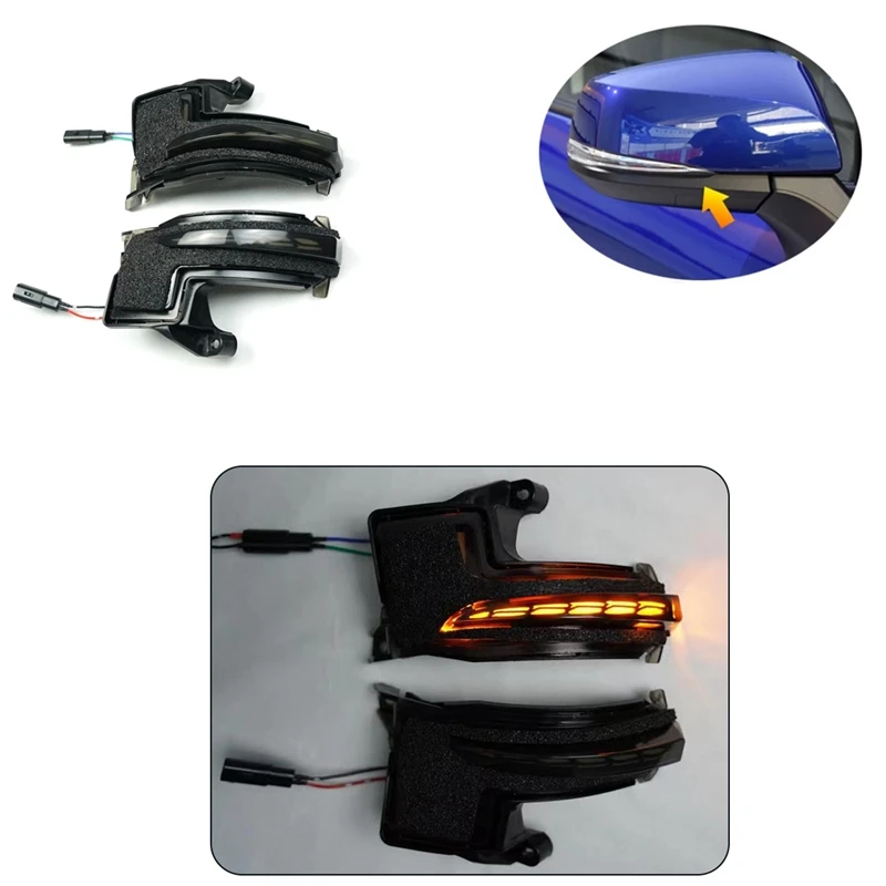 

For Toyota Corolla Cross Noah 2022 Dynamic Turn Signal Light LED Side Rearview Mirror Sequential Indicator Blinker Lamp