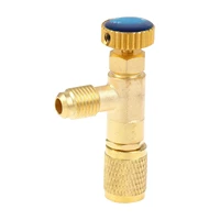 refrigerant charging valve brass shut off valve air conditioner tool hose fitting control devices r410a r22 air conditioning