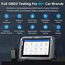 Фото Беспроводной диагностический сканер TOPDON ArtiDiag900 Lite OBD2 для всех систем, двунаправленный диагностический инструмент с бесплатным обновлением и двунаправленным управлением №5
