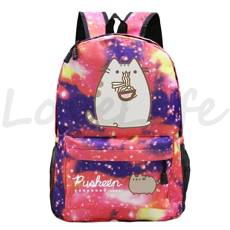 S Students School Bag Kids Boys Girls Book Bag Anime Backpac