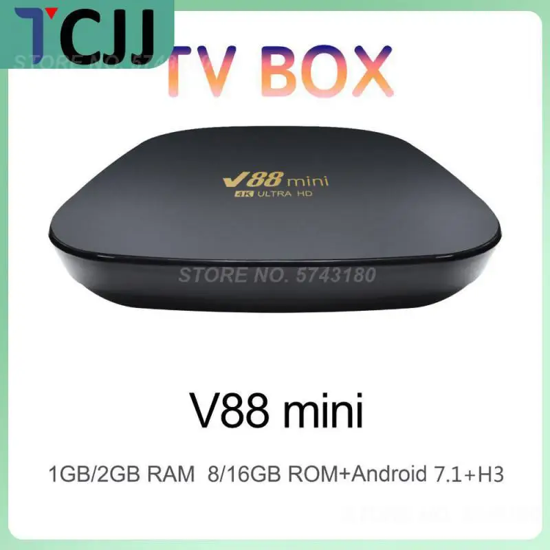 

Allwinner H3 Mini Smart Tv Box Android 12 Quad Core Media Player Black 2.4g Wifi Set Top Box Smart Home Supports 8k Resolution