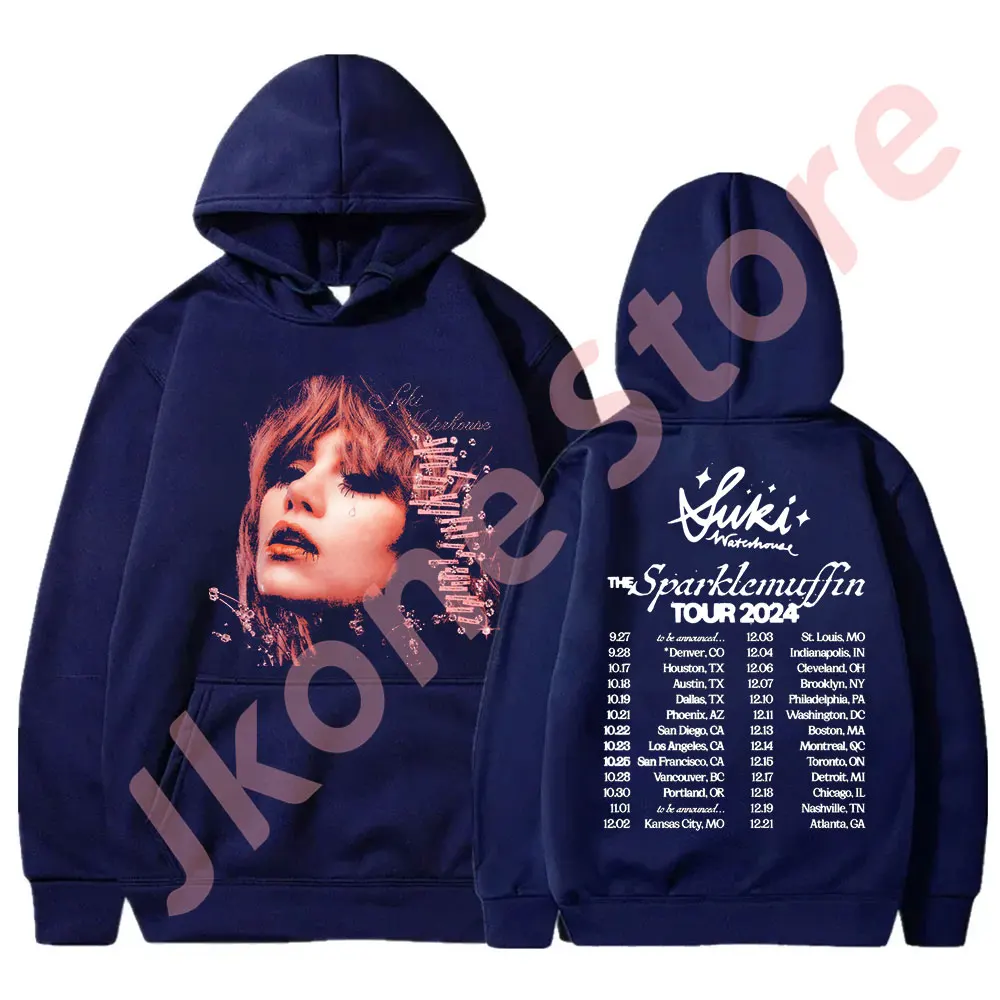 Винтажные толстовки Suki Waterhouse The Sparklemuffin Tour 2024 товары для косплея женская и мужская