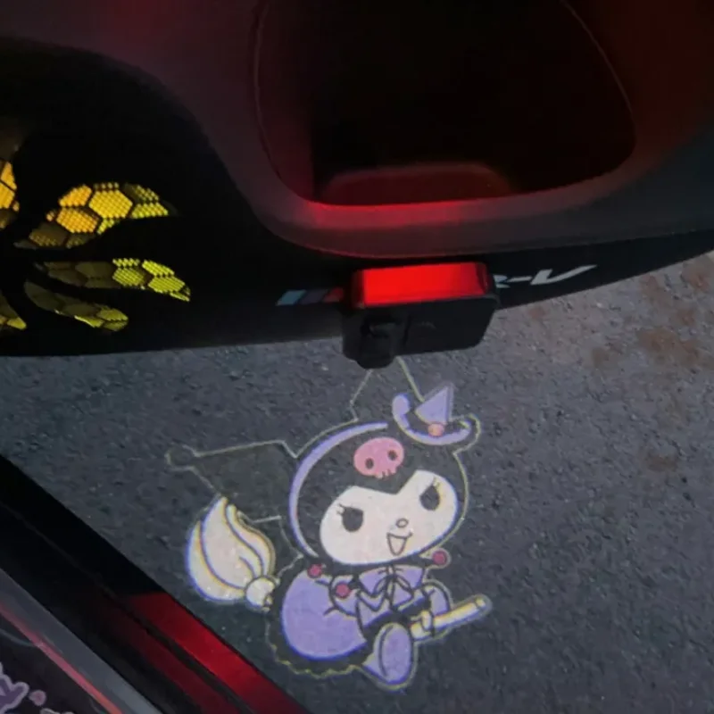 Sanrio ультра-прозрачная Напольная Лампа Kuromi проекция двери беспроводное открытие