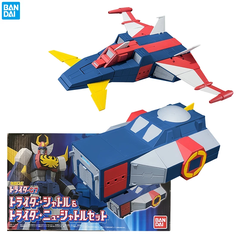 Фото Новые фигурки Bandai Trider G7: Набор Trider Jet, непобедимый робот Trider G7, аниме-игрушки, сборная модель, оригинальная коробка №2