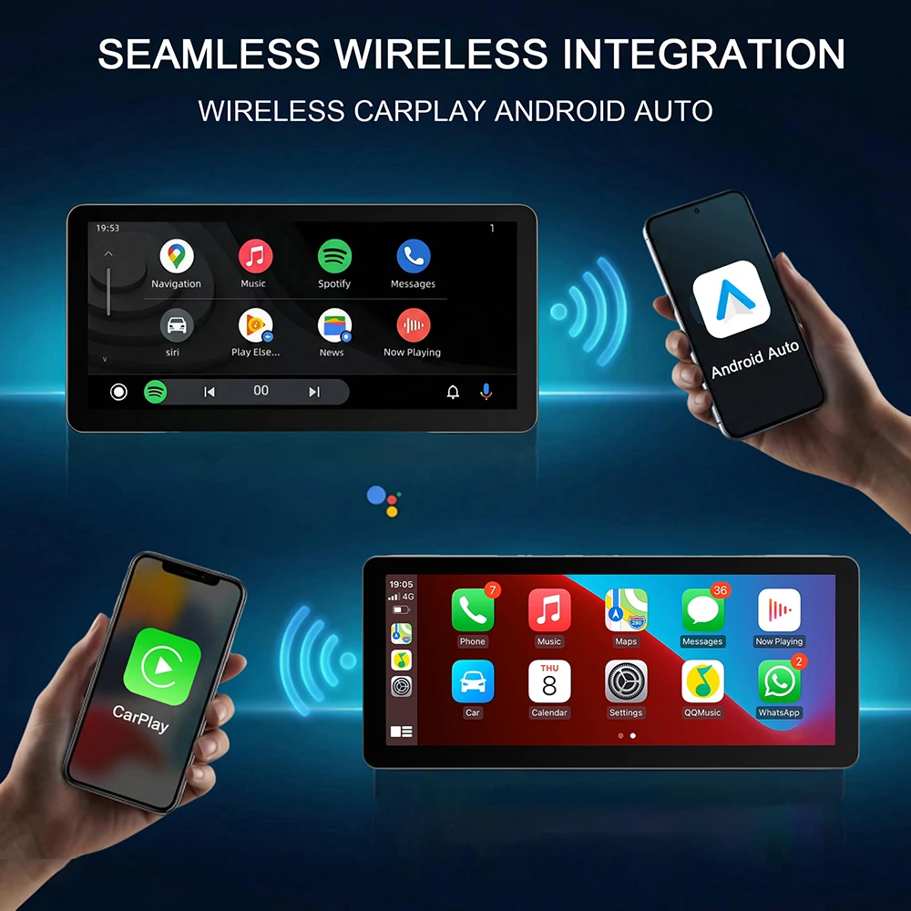 Фото 12,3-дюймовый Android 16 Carplay Auto для Mercedes-Benz C-класса W204 2011-2014, автомобильная мультимедийная система 2400*900P, проигрыватель, стерео, GPS, 4G №4