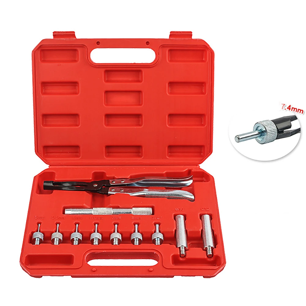 

11Pcs Valve Oil Seal Removal Tools Set Auto Valve Extraction Pliers Valve Spring Pliers Tool Kit 270 mm long tool