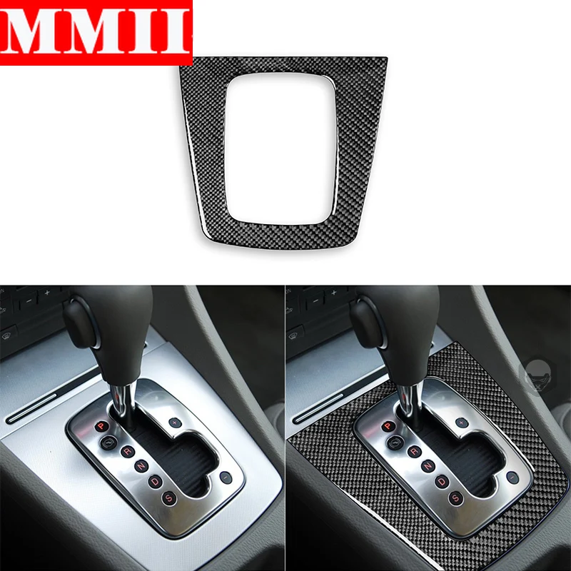 For Audi A4 S4 B7 2005 2006 2007 2008 Car Gear Shift Panel Gearbox Gear
Head Frame Trim Cover Carbon Fiber Sticker Accessories